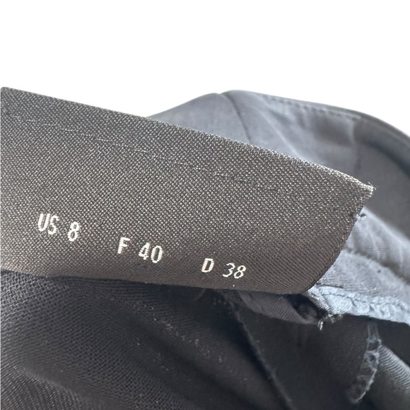 Akris Black 100% Wool Tailored Pants, Size 8 - Picture 7 of 7